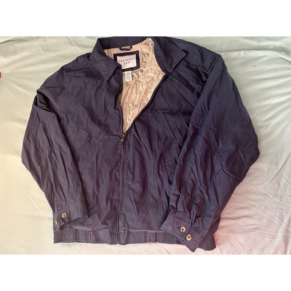 navy blue Covington zip-up jacket XL